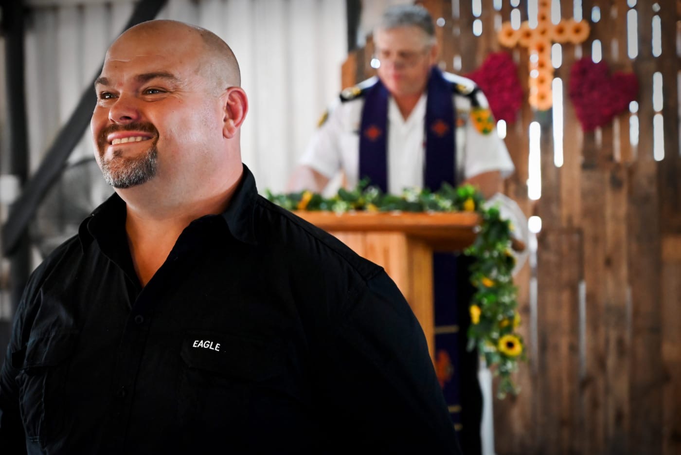 Wedding ceremony by Dr. Gerrit Rademeyer in Cape St Francis