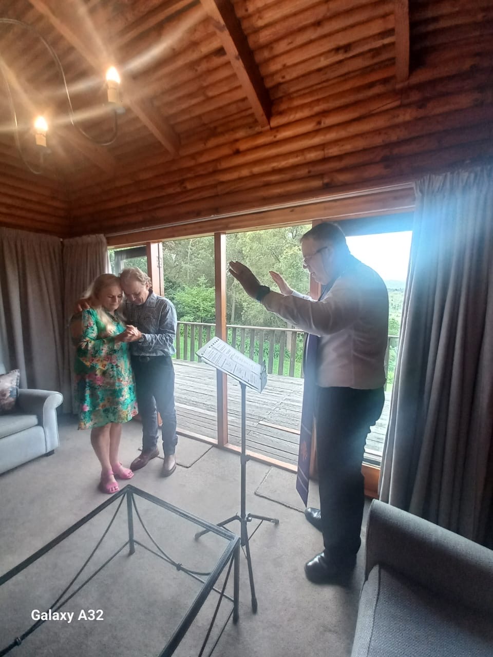 Wedding ceremony by Dr. Gerrit Rademeyer in Cape St Francis