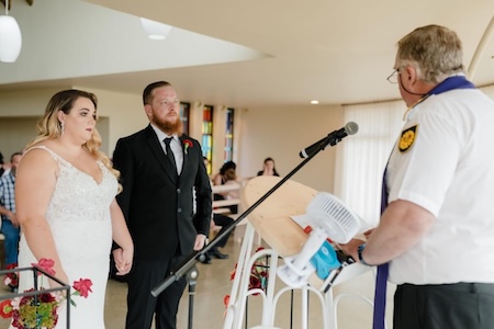 Wedding ceremony by Dr. Gerrit Rademeyer in Cape St Francis