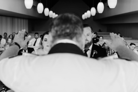 Wedding ceremony by Dr. Gerrit Rademeyer in Cape St Francis