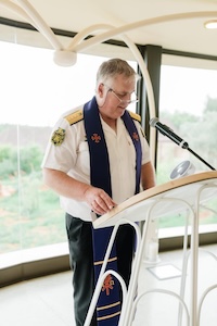 Wedding ceremony by Dr. Gerrit Rademeyer in Cape St Francis