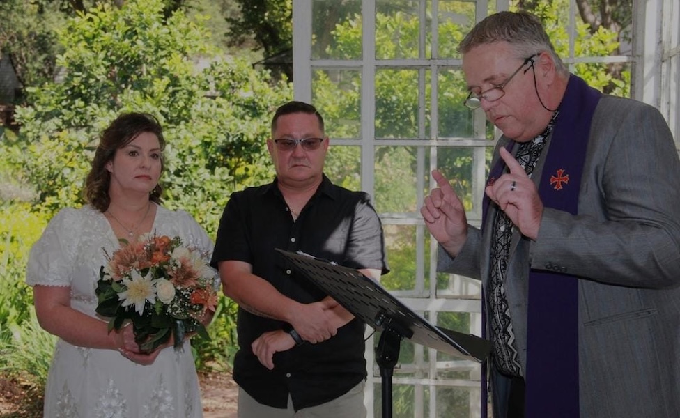 Wedding ceremony by Dr. Gerrit Rademeyer in Cape St Francis