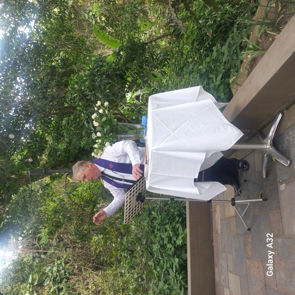 Wedding ceremony by Dr. Gerrit Rademeyer in Cape St Francis