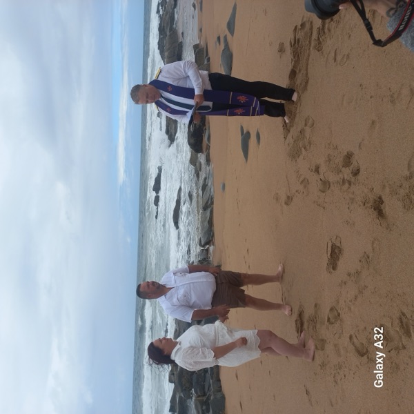 Wedding ceremony by Dr. Gerrit Rademeyer in Cape St Francis