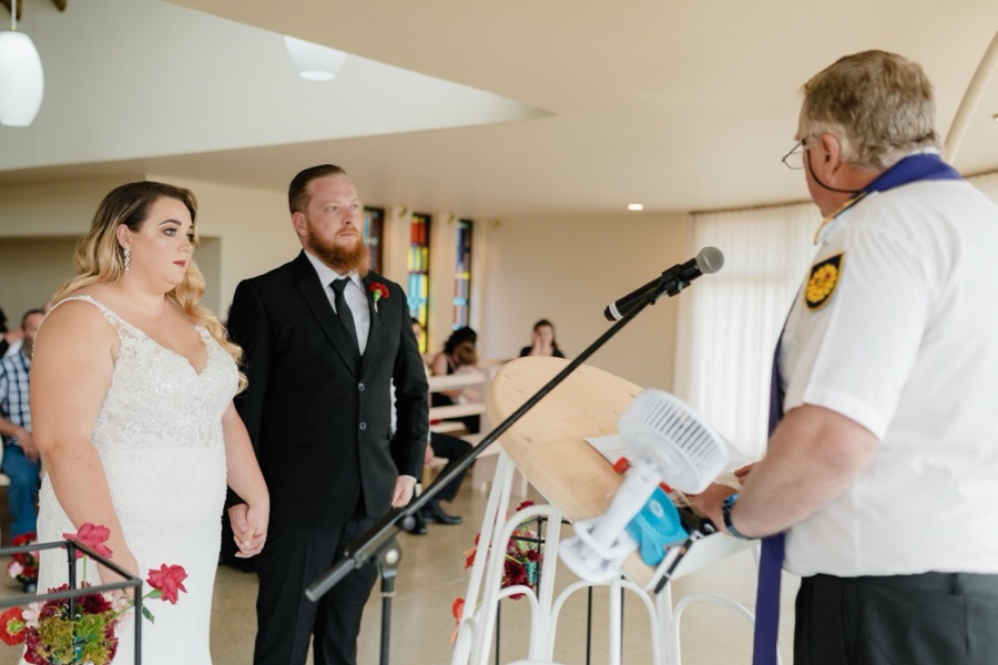 Wedding ceremony by Dr. Gerrit Rademeyer in Cape St Francis