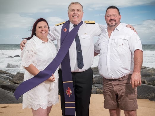 Wedding ceremony by Dr. Gerrit Rademeyer in Cape St Francis
