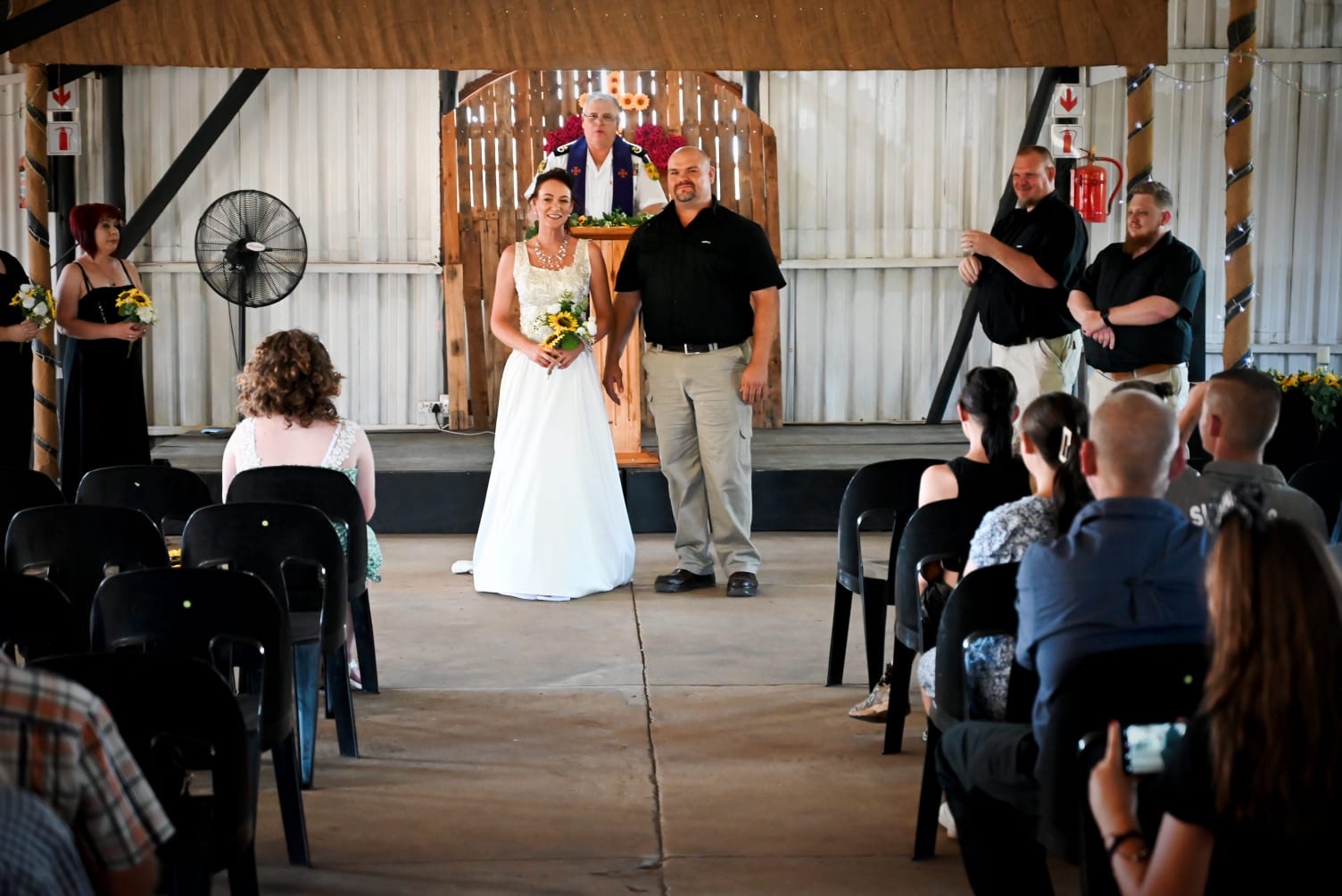 Wedding ceremony by Dr. Gerrit Rademeyer in Cape St Francis