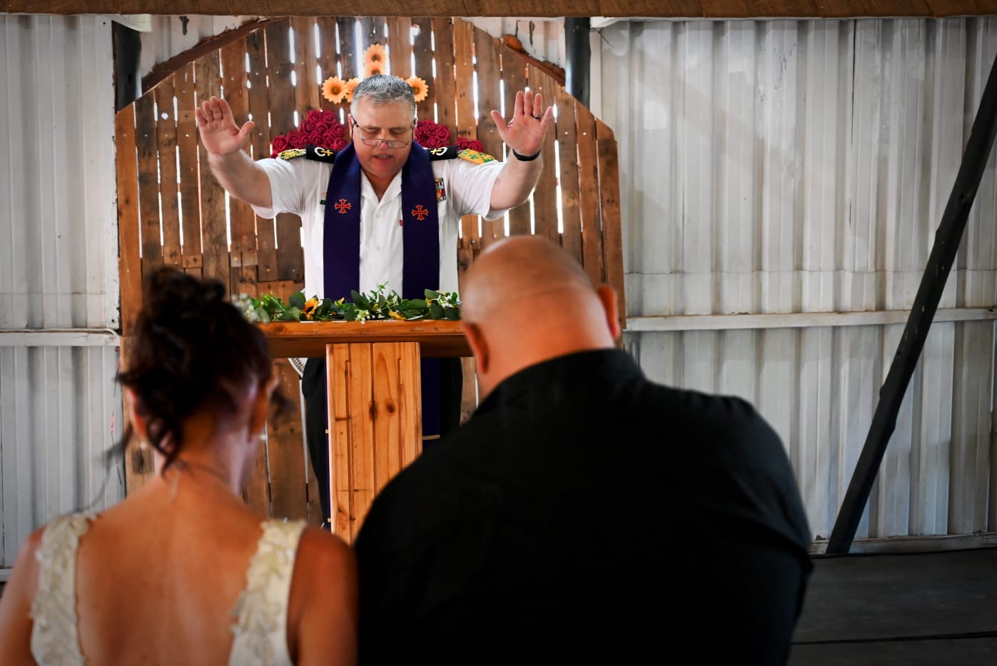 Wedding ceremony by Dr. Gerrit Rademeyer in Cape St Francis